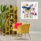 Stupell Industries Blue Toned Butterfly Garden Canvas Wall Art Design by LSR Design Studio